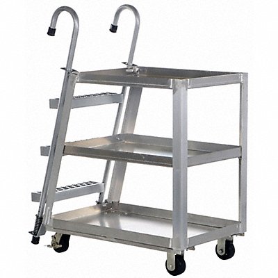 GRAINGER SPA32236 Stock Picking Ladder Cart 660 lb.