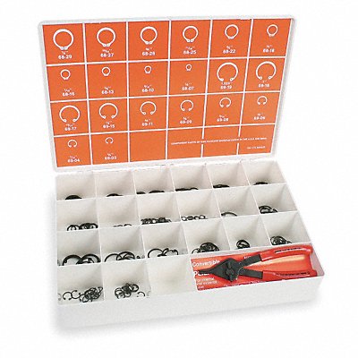 ITW BEE LEITZKE WWGDISPHOSH221 Int/Ext Ring Asst 222 Pc 20 Szs