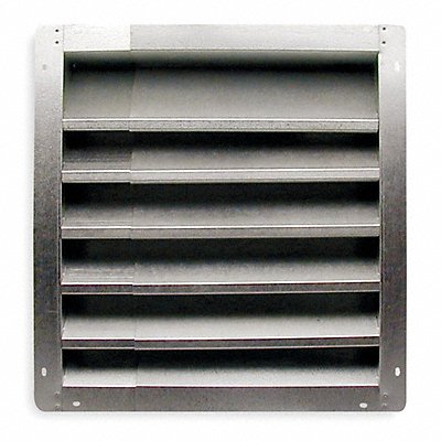 DAYTON 3C977 Louver Intake 36-48 InGalvanised Steel