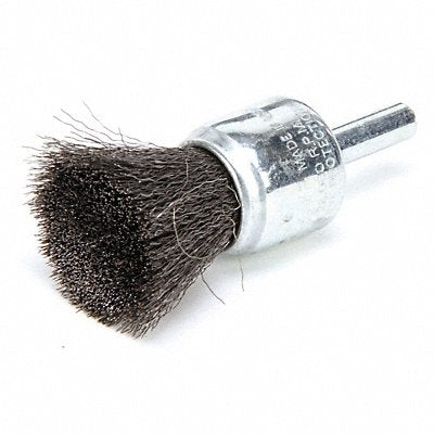 WEILER 90186 Crimped Wire End Brush Steel 3/4 In.