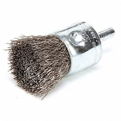 WEILER 90190 Crimped Wire End Brush Stainless Steel