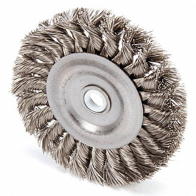 WEILER 93391 Twist Wire Wheel Brush Arbor 4 In.