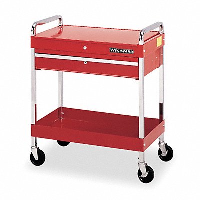 WESTWARD 2CZY3 Tool Utility Cart 30 W x 16 D x 35 H