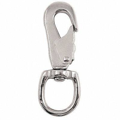 LUCKY LINE PRODUCTS 4FCT7 Eyelet Spring Snap L 3 1/4 In