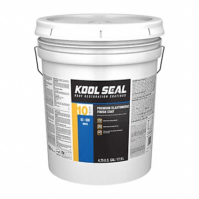 KOOL SEAL KS006360020 Elastomeric Roof Coating 4.75 gal
