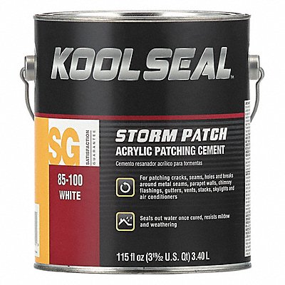 KOOL SEAL KS008510016 Acrylic Patching Cement 115 oz White Can