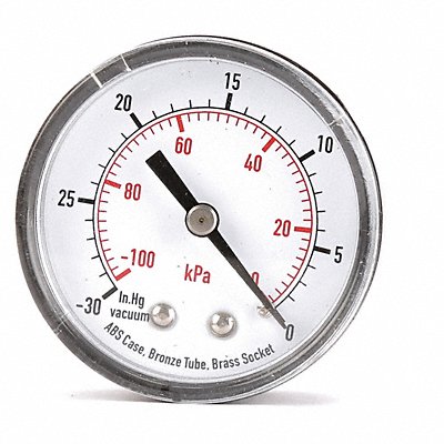 GRAINGER 4FMC1 D1339 Vacuum Gauge Test 2 In