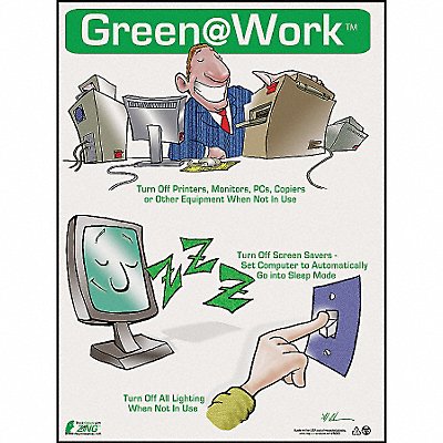ZING 5005 Environmental Awareness Poster 22x16in