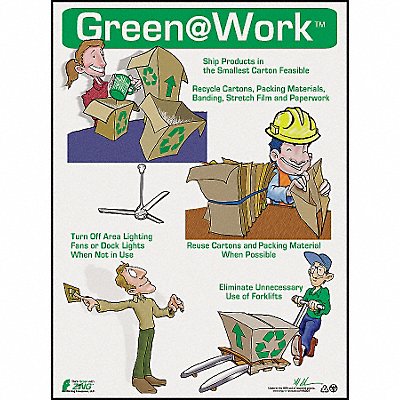 ZING 5007 Environmental Awareness Poster 22x16in
