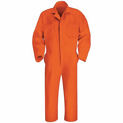 RED KAP CT10ORRG48 F2622 Coverall Chest 48In. Orange
