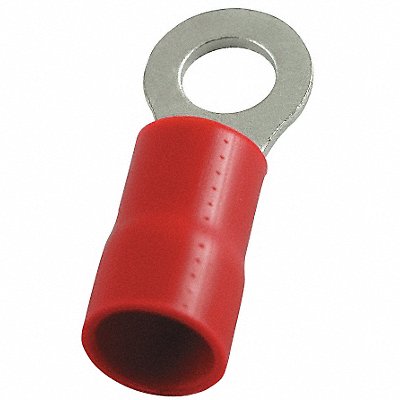 POWER FIRST 4FRC9 Ring Terminal Red 8 AWG 8 AWG PK25