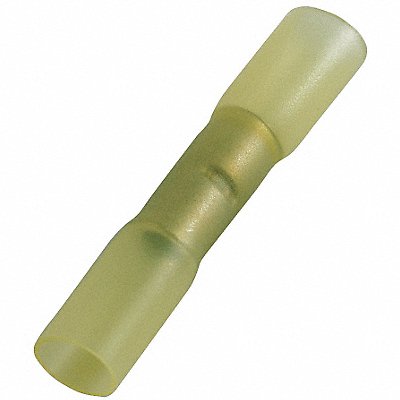 POWER FIRST 4FRE6 Splice Connector Crimp Yellow PK25