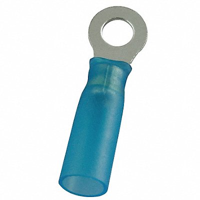 POWER FIRST 4FRF4 Ring Terminal Blue 16 AWG 14 AWG PK25