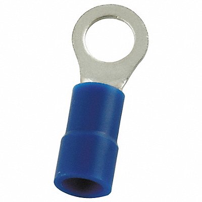 POWER FIRST 4FRH7 Ring Terminal Blue 16 AWG 14 AWG PK100