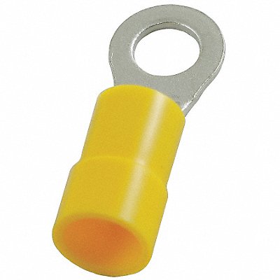 POWER FIRST 4FRH8 Ring Terminal Yellow 12 AWG 10 AWG PK50