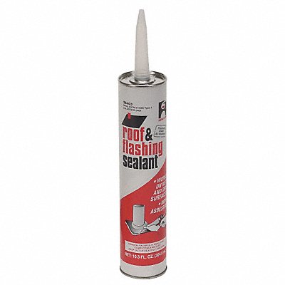 HERCULES 25403 Roof Flashing Sealant Black 10.3 oz