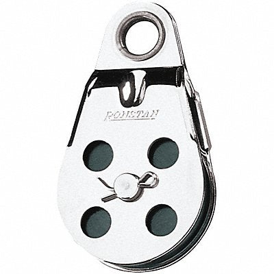 RONSTAN RF104 Pulley Block Fixed Eye 1/4 in Rope dia.