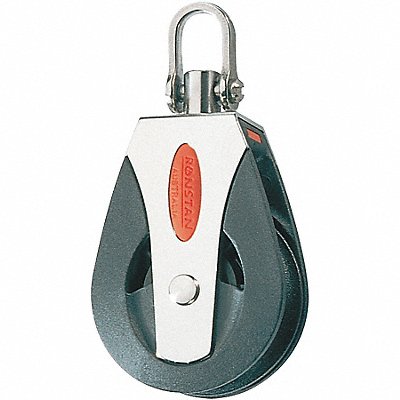 RONSTAN RF50100HL Pulley Block Shackle 1/2 in Rope dia.