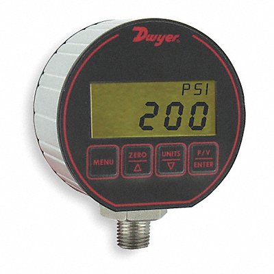 DWYER DPG207 D1799 Digital Vacuum Gauge Transmitter 300psi