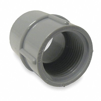 CANTEX 5140047 Conduit Adaptor PVC Trade Size 1 1/2in