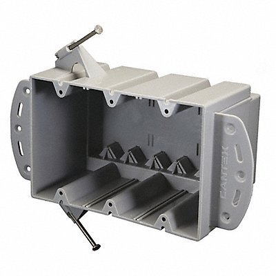 CANTEX EZ74TNR Electrical Box 3 Gang 74 cu in PVC