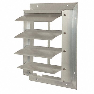 DAYTON 4FZH4 Exh Shutter Fits Fan Dia 16 In Aluminum