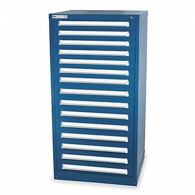 VIDMAR SCU3014AFTKADB Modular Drawer Cabinet 59 x30 x28 Dark Blue 15Drwr