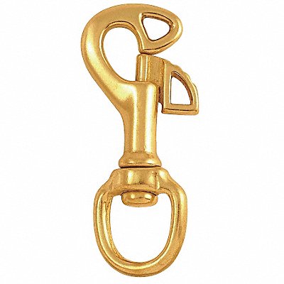 LUCKY LINE PRODUCTS 4GGL3 Slide Bolt Spring Snap L 3 5/8 In