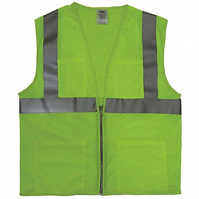 CONDOR 4GJP6 Cool Dry Hi Vis Vest Class 2 4XL Lime