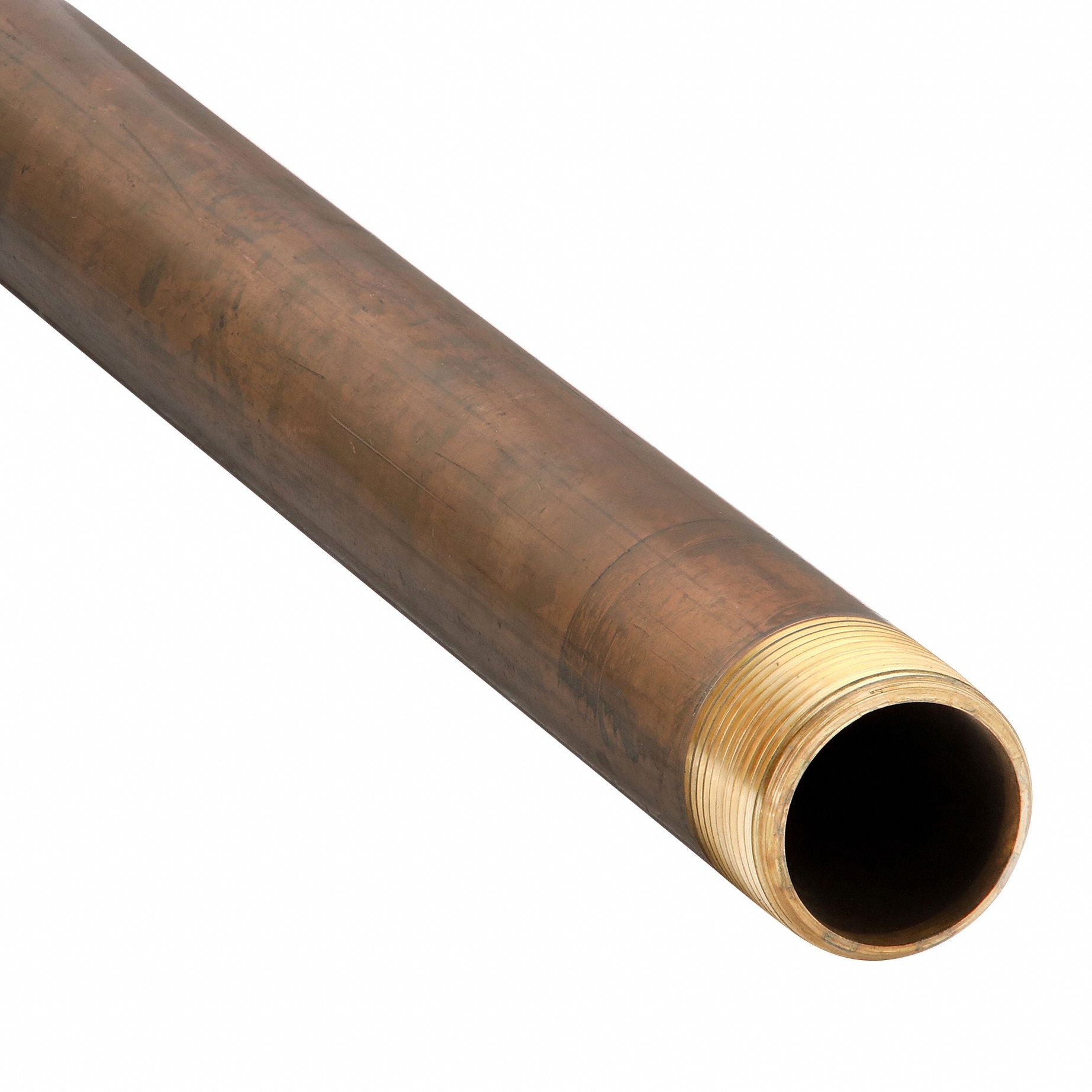 GRAINGER 466480 Pipe Red Brass 1 1/4 x 48 In