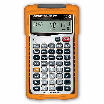 CALCULATED INDUSTRIES 4065 Construction Calculator Pro 5 5/8x3 In
