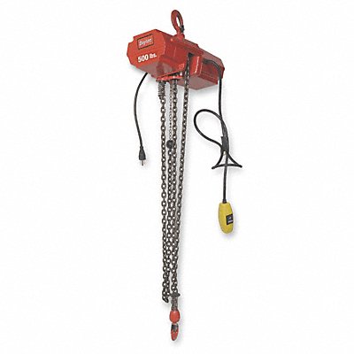 DAYTON 4ZY98 Electric Chain Hoist 800 lb 10 ft.