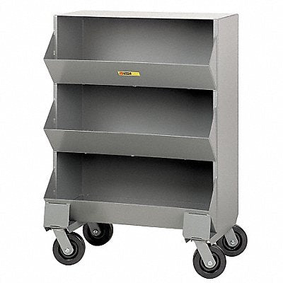 LITTLE GIANT MS115326PH Bin Cart 20x32x45-1/2 in 2400 lb Cap.