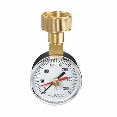 DURO 18C830 Pressure Gauge Max Reading 2 In
