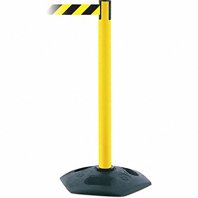 TENSABARRIER 88635STDNOD4XC Barrier Post with Belt 7-1/2 ft L