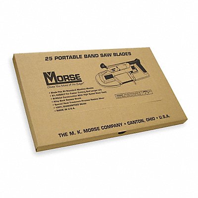 MORSE ZWEP441418MCB25 PortableBandSawBlade TPI 14/18 PK25