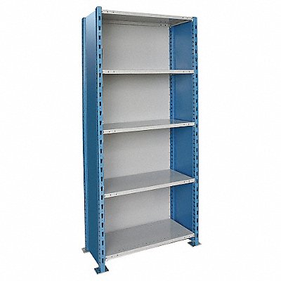 HALLOWELL H75201807PB Metal Shelving Cap 1200 lb 18inx84inx36in