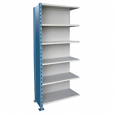 HALLOWELL AH57211807PB Metal Shelving Cap 450 lb 18inx84inx48in