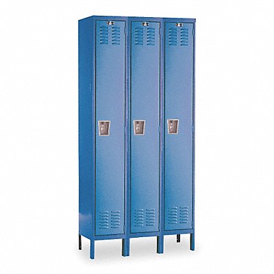 HALLOWELL U32281MB G7194 Locker 1x3Locker Mrn Bl 78 x36 x12 Unassembled