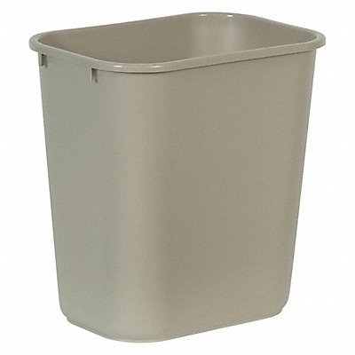 RUBBERMAID COMMERCIAL PRODUCTS FG295600BEIG F9113 Wastebasket Rectangular 7 gal Beige