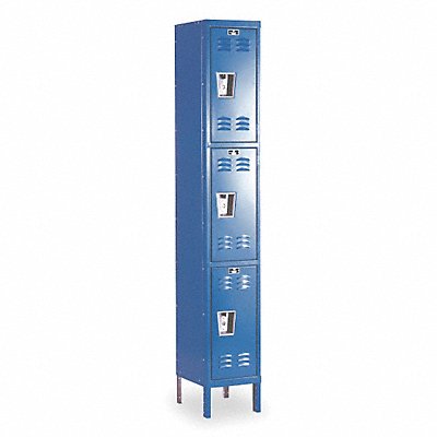 HALLOWELL U12283AMB G7213 Locker 3x1Locker Mrn Bl 78 x12 x12 Assm