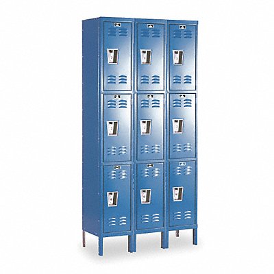 HALLOWELL U32283AMB G7219 Locker 3x3Locker Mrn Bl 78 x36 x12 Assm