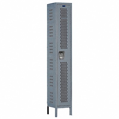 HALLOWELL U18181HVAHG Locker 1x1Locker Drk Gry 78 x18 x21 Assm