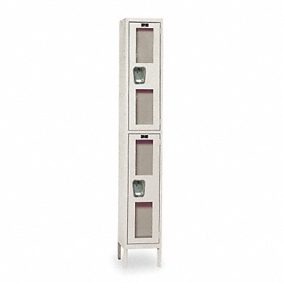 HALLOWELL USV12582APT Wardrobe Locker 2x1Locker Tan 78 x12 x15 Assm