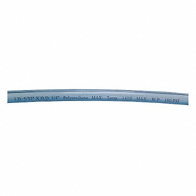 GRAINGER 4HL92 Tubing 1/4 In OD Polyurethane 100 Ft