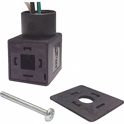 ARO CDW30 Solenoid Coil Connector 3 Pin 30 mm