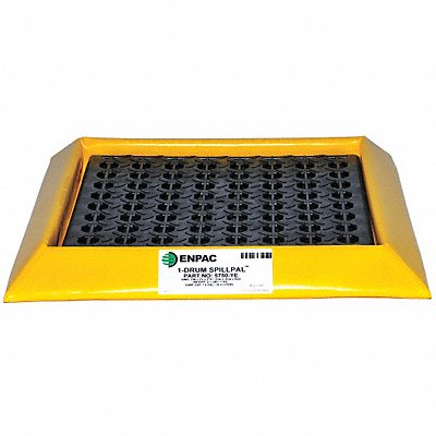 ENPAC 5750YEG Drum Spill Containment Pallet 1 Drum