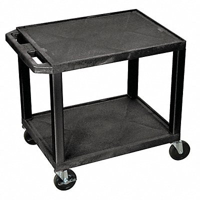 GRAINGER WT26 Utility Cart 300 lb Load Cap. Resin