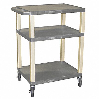 GRAINGER WT34GY Utility Cart 300 lb Load Cap. PE