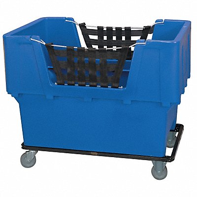 GRAINGER N1017261BLUE Cube Truck LLDPE Blue 23.0 cu ft.